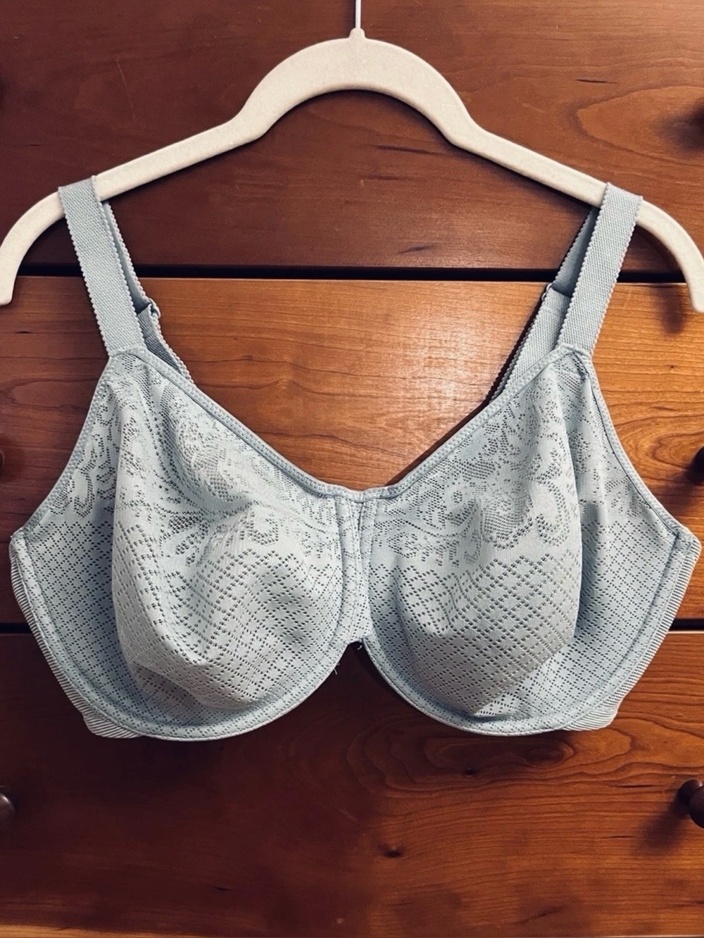 Wacoal 857210 Visual Effects Minimizer Bra, Light Blue, 38DDD - Picture 3 of 6